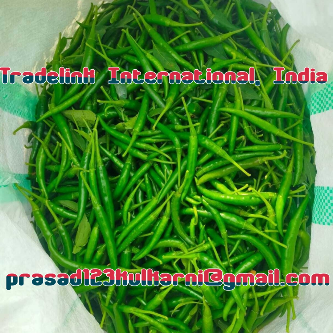 fresh green chilli